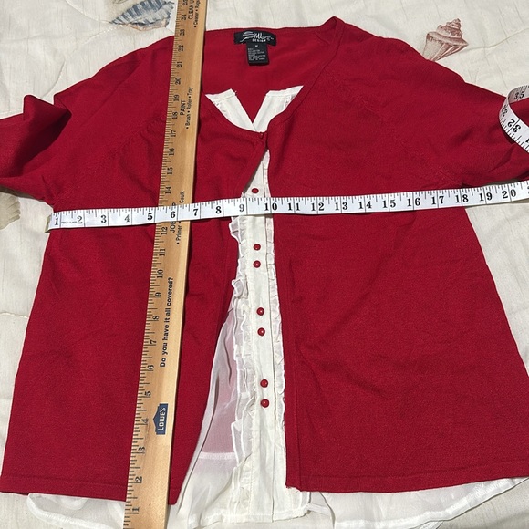 NWT SML Design Cardigan Blouse Combo - Picture 9 of 11